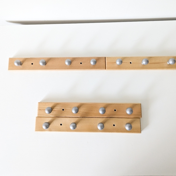 SET of 4 Ikea FLANG Wooden Wall Hangers - Picture 8 of 11